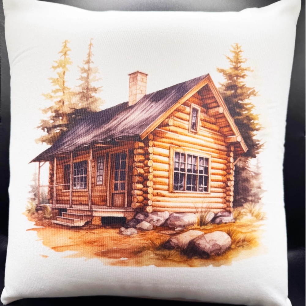 Log Cabin Pressure Activated Massage Pillow